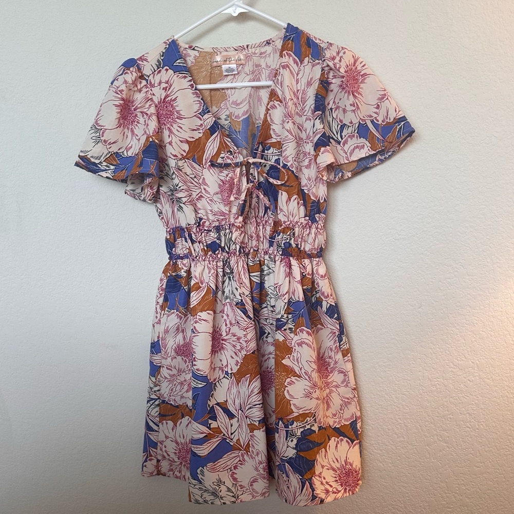 Floral mini dress